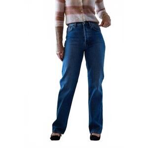 NEW HOUSE OF DAGMAR straight leg denim jeans in dark blue